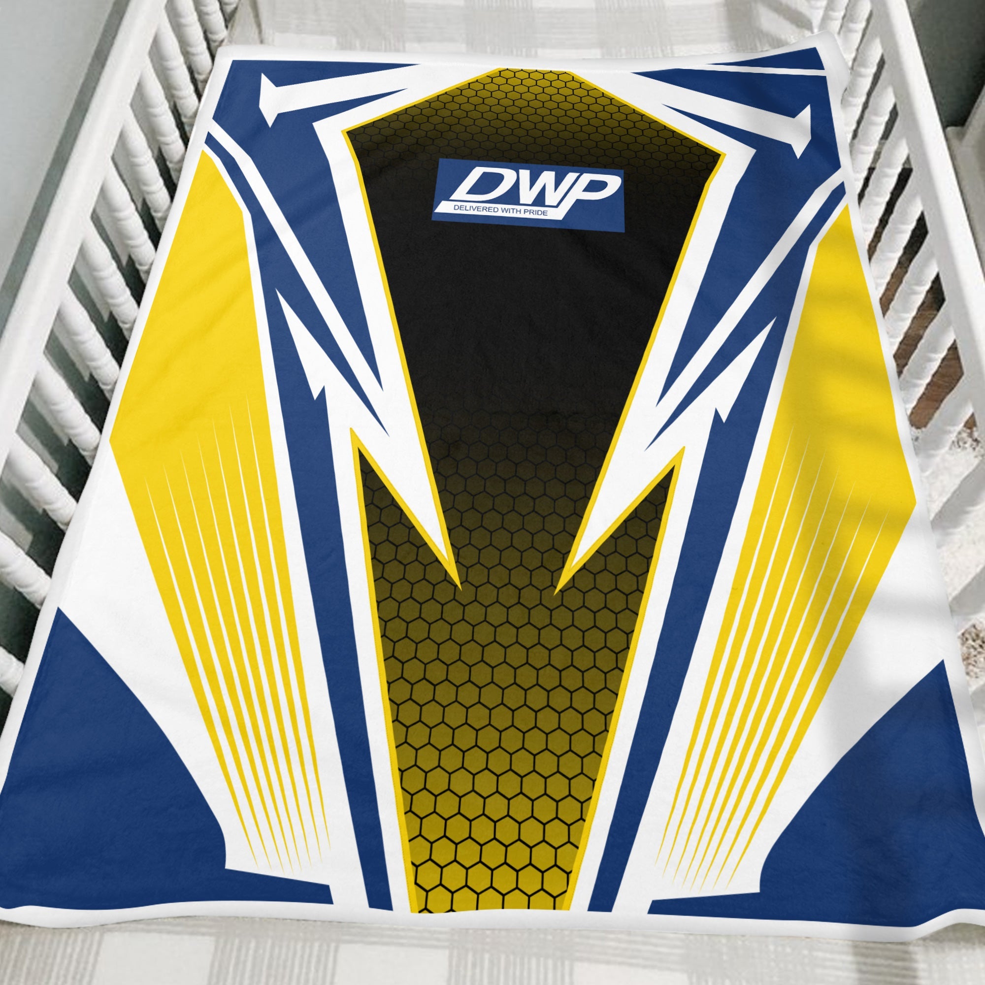 Railspirit Duluth, Winnipeg and Pacific Railway Blanket Lightning Graphic Style Blanket Gift Idea For Train Lover