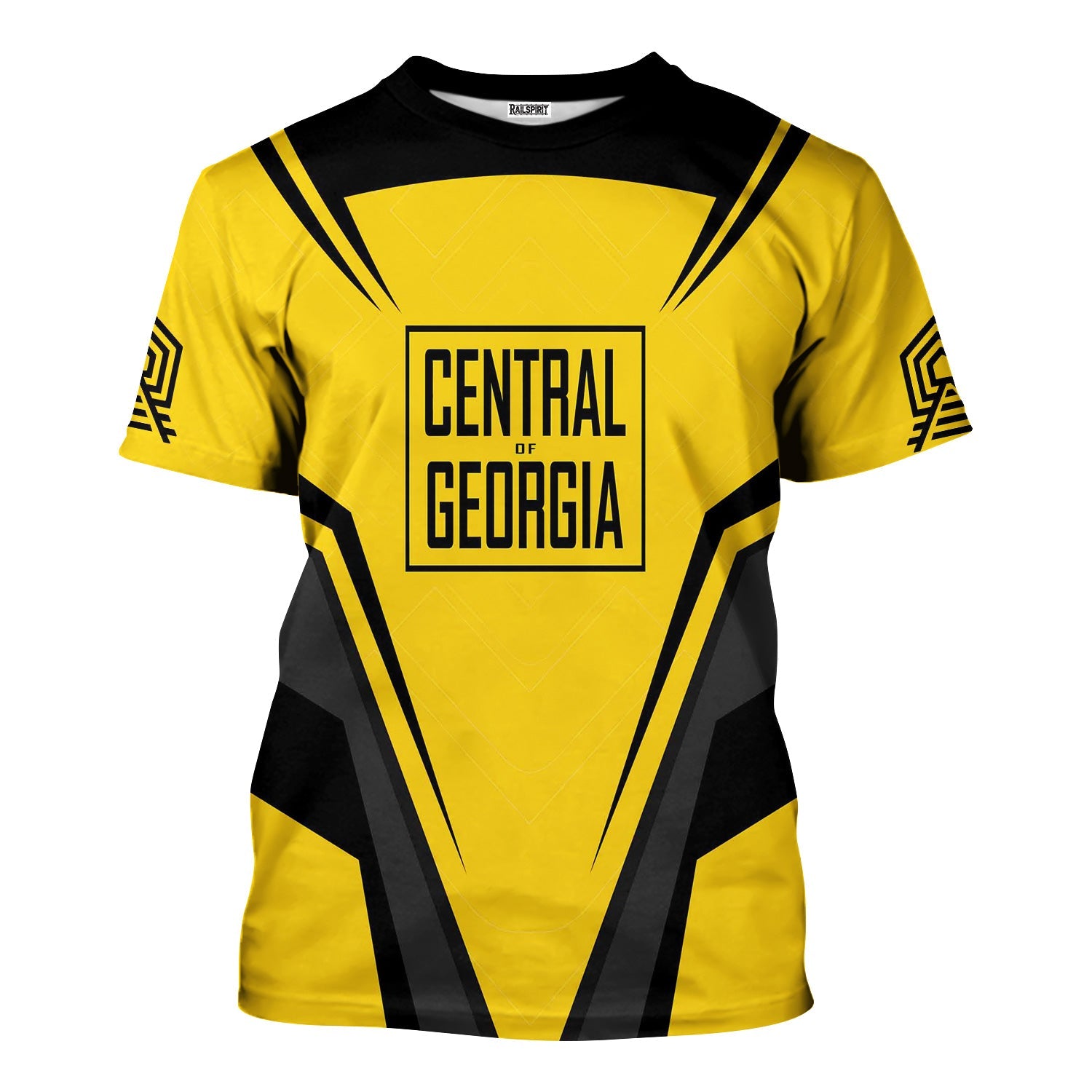 Railspirit Personalized Central of Georgia Railway T-Shirt Railway Inspired Apparel Train Shirt for Train Lovers