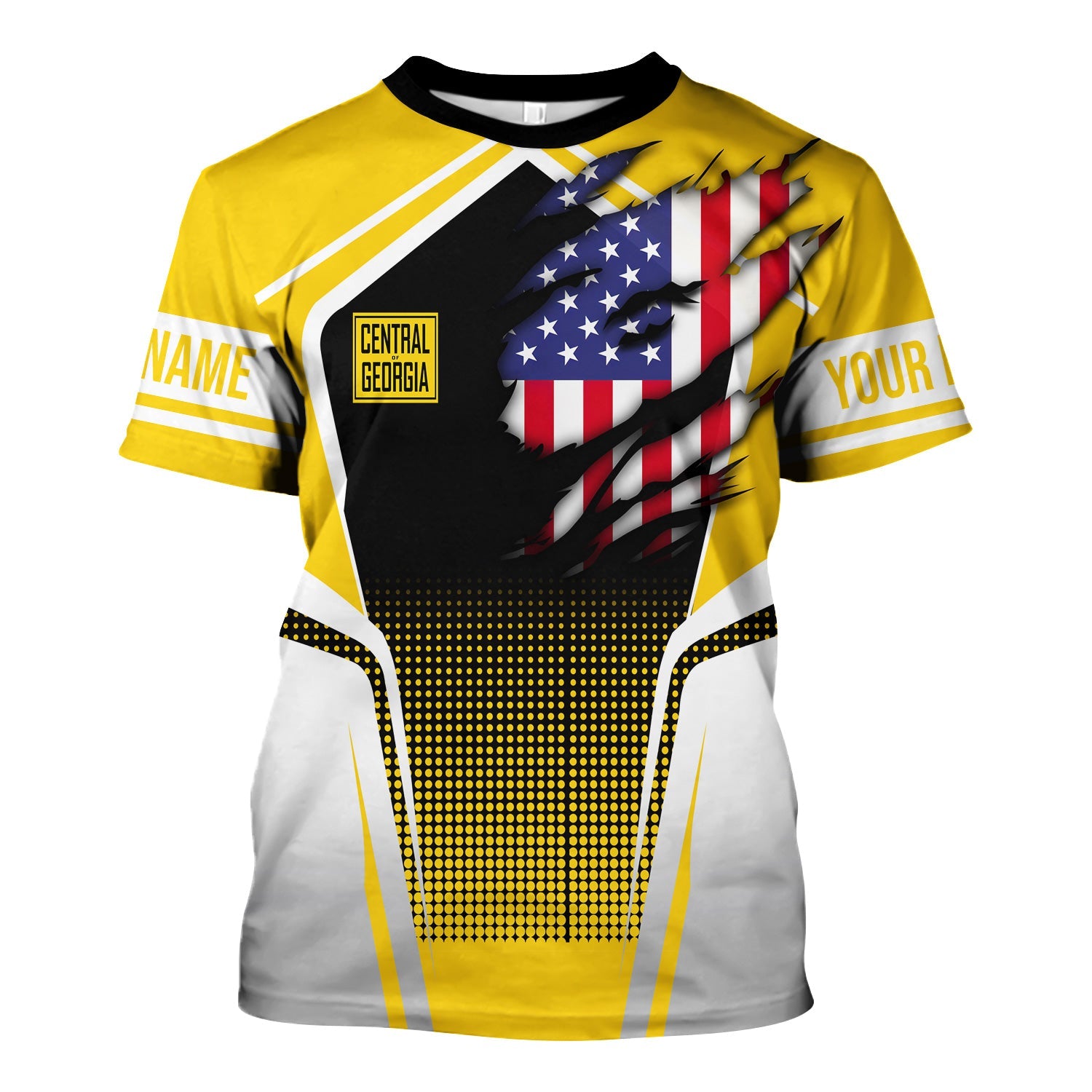 Railspirit Personalized Central of Georgia Railway T Shirt American Eagle Vintage Train Shirt