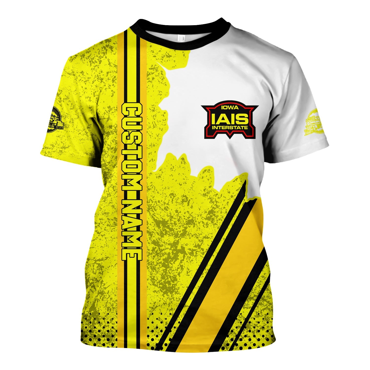 Railspirit Personalized Iowa Interstate Railroad T-Shirt IAIS All Over Printed Unisex Shirt