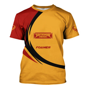 Railspirit Personalized Chicago South Shore and South Bend Railroad T-Shirt Unique Graphic Style Shirt For Train Enthusiasts