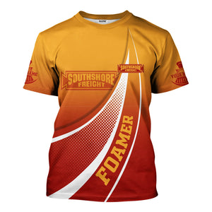 Railspirit Personalized Chicago South Shore and South Bend Railroad T-Shirt Railway-Themed Style Shirt Gift Idea For Trainspotter