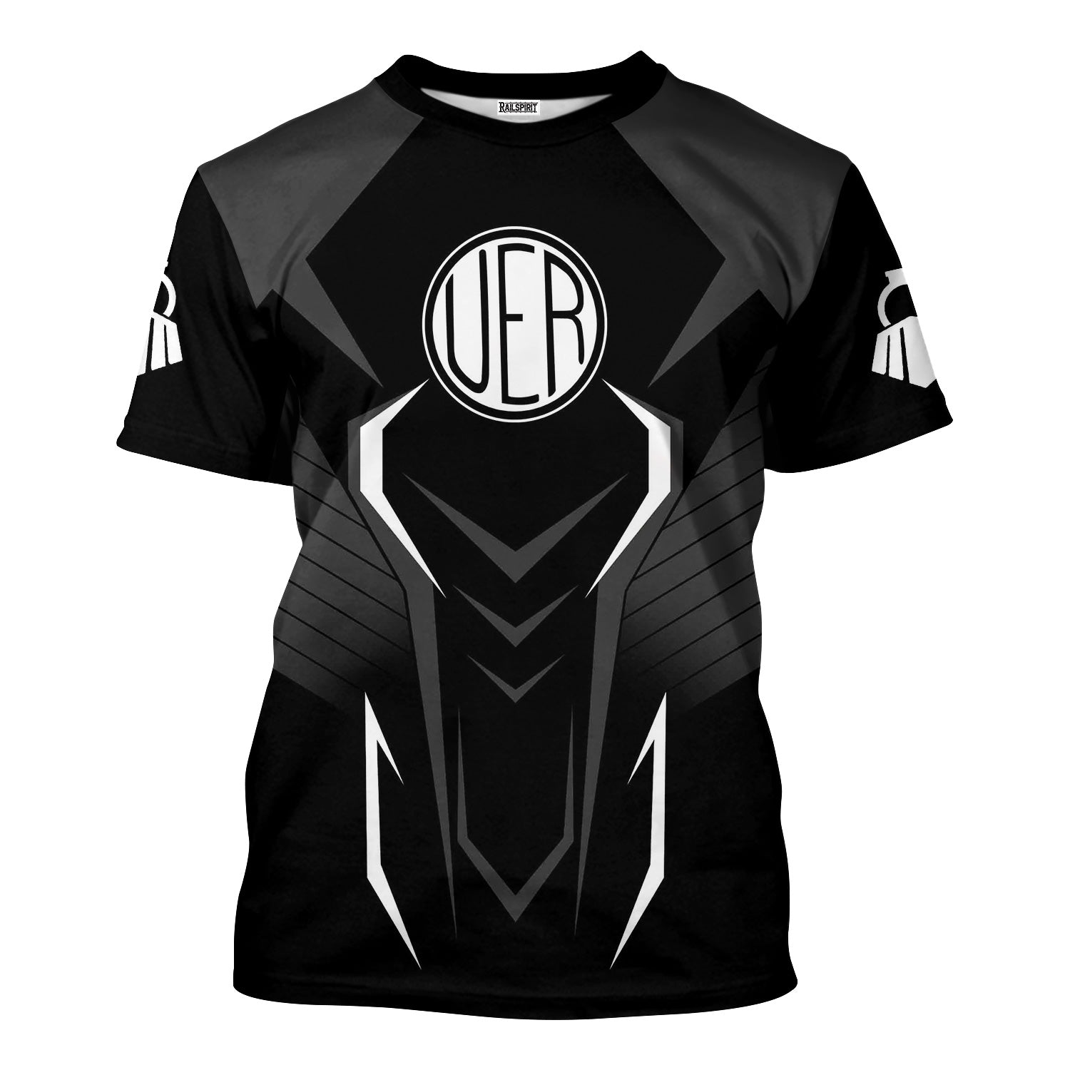 Railspirit Personalized Union Electric Railway T-Shirt Dynamic Design Style Perfect Shirt for Train Enthusiasts