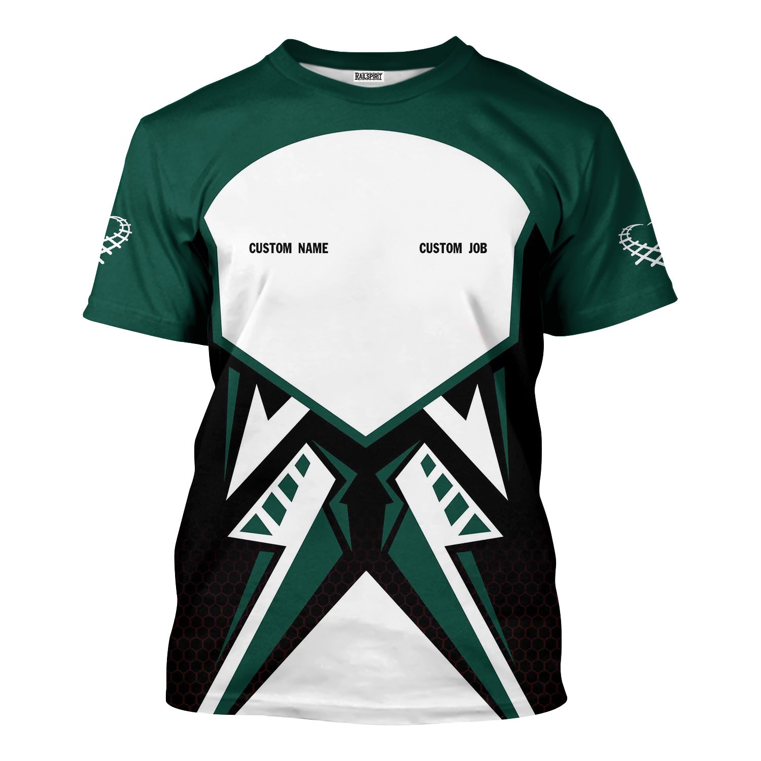 Railspirit Personalized Great Western Railway T-Shirt Vibriant Style with Custom Position Train Shirt