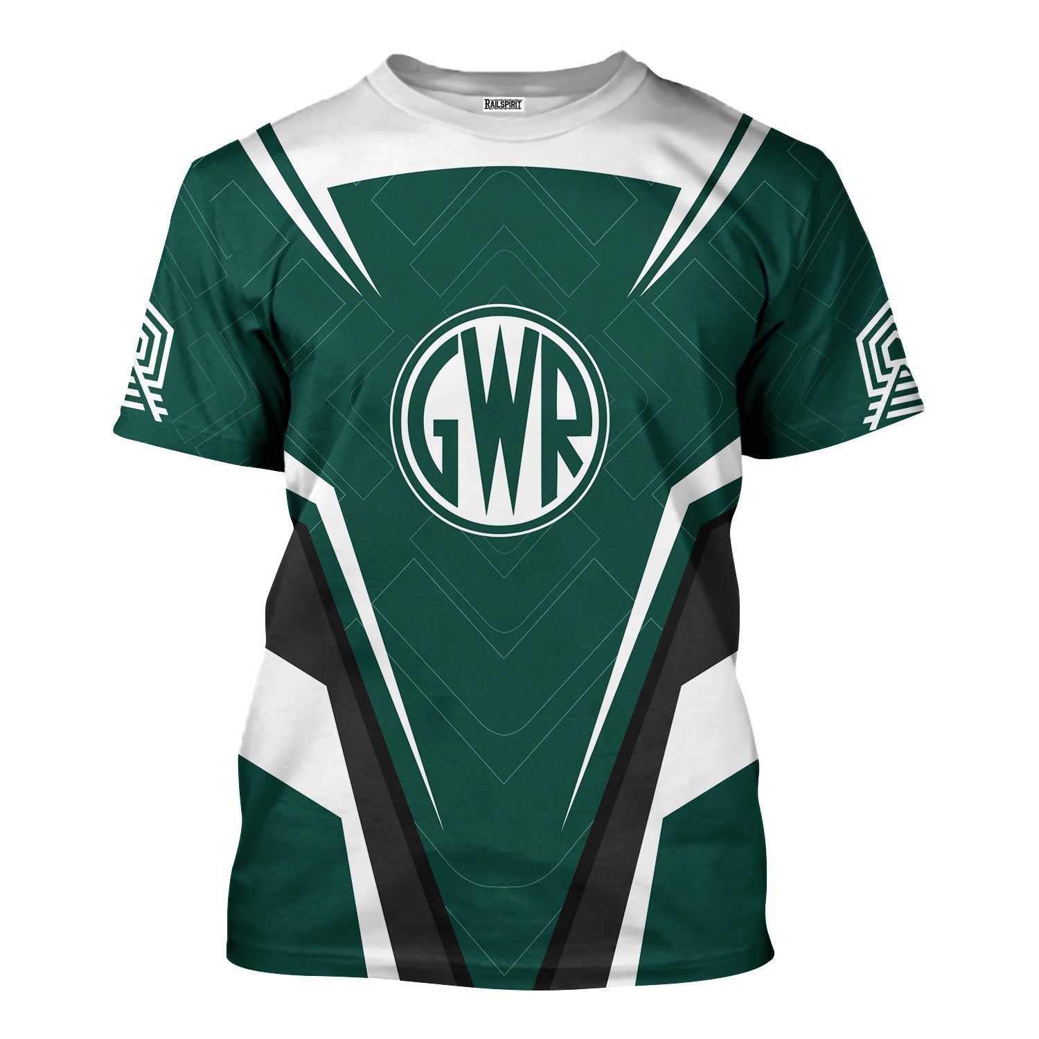 Railspirit Personalized Great Western Railway T-Shirt Railway Inspired Apparel Train Shirt for Train Lovers