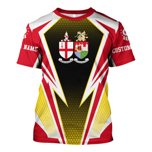 Railspirit Personalized Great Western Railway T-Shirt Lightning Graphic Style Shirt Gift Idea For Train Lover