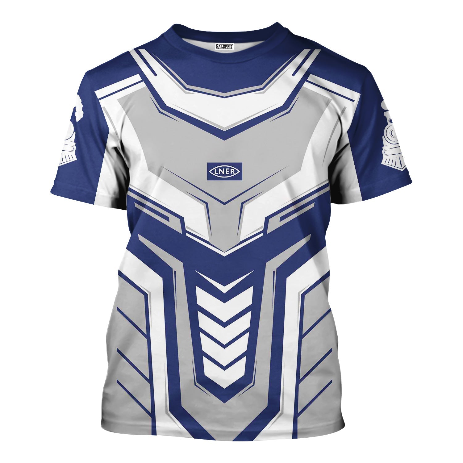Railspirit Personalized London and North Eastern Railway T-Shirt Armor-Inspired Design Train Shirt All Over Print