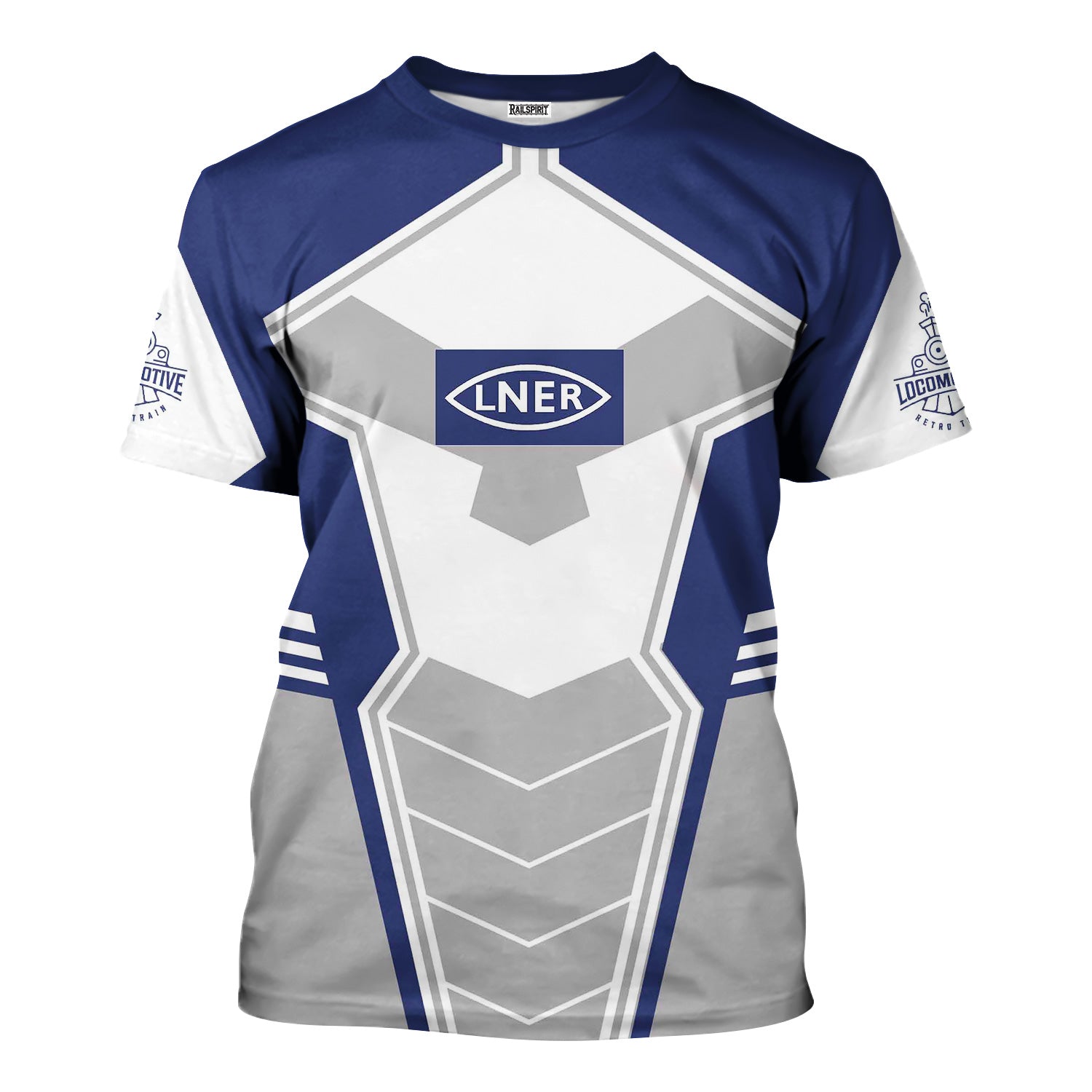 Railspirit Personalized London and North Eastern Railway T-Shirt Engine-Inspired Style Train Shirt for Railroad Fanatic