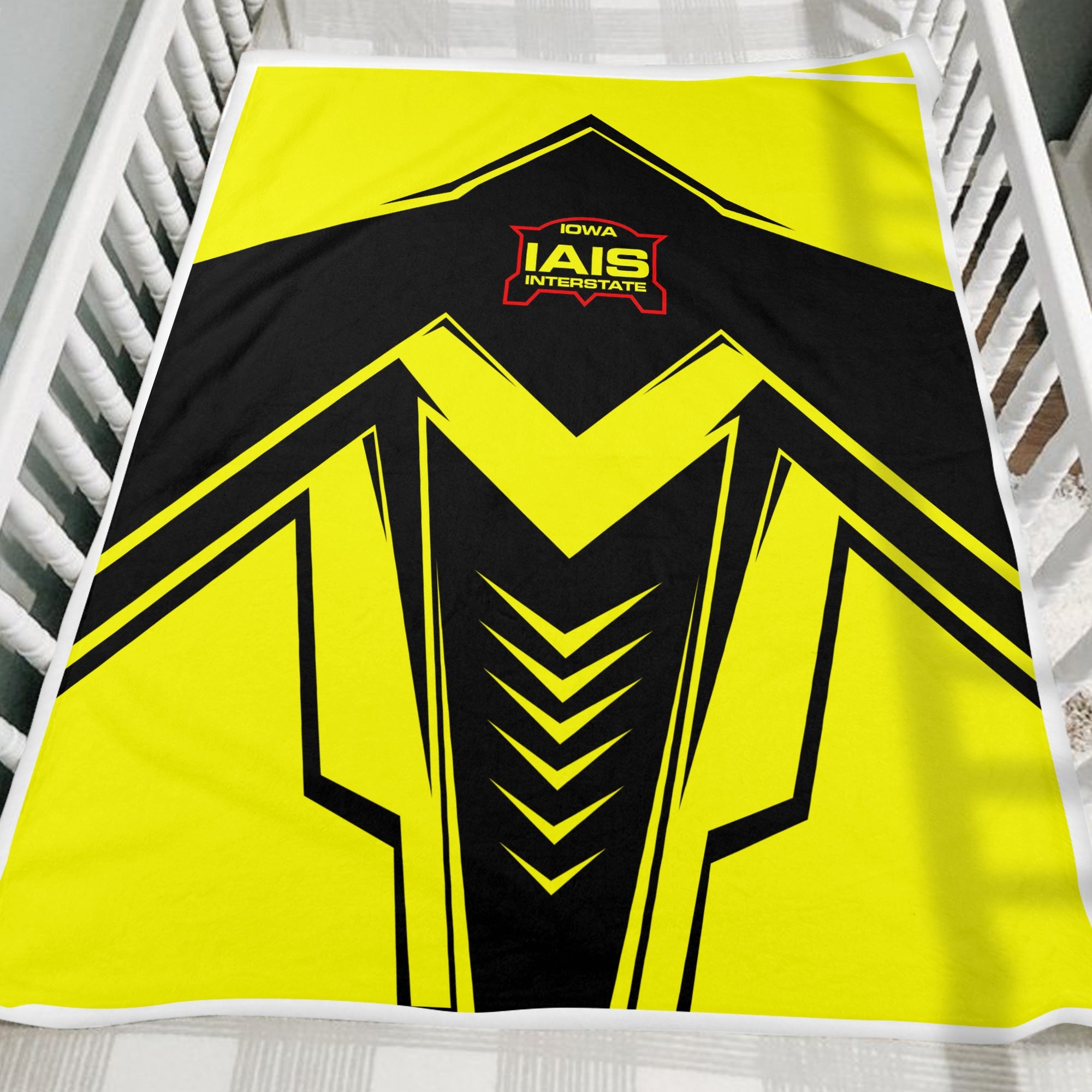 Railspirit Iowa Interstate Railroad Blanket Railway Trainspotter Style IAIS Blanket Gift Idea For Foamers