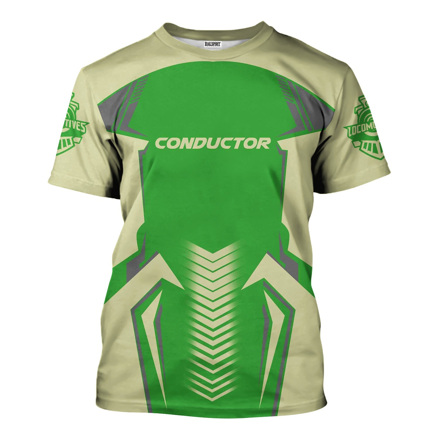 Railspirit Personalized Virginia & Truckee Railroad T-Shirt Standout Style with Custom Position Train Shirt