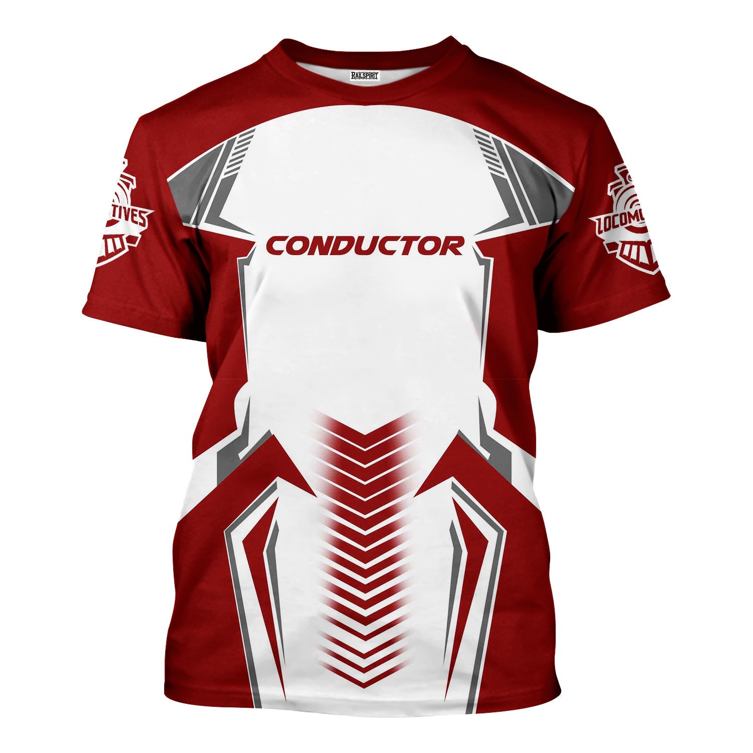 Railspirit Personalized Soo Line Railroad T-Shirt Standout Style with Custom Position Train Shirt