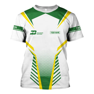 Railspirit Personalized Burlington Northern Railroad T Shirt Unisex Train Shirt All Over Print