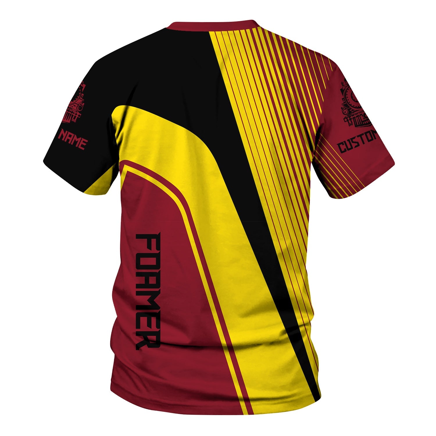 Railspirit Personalized Chicago Great Western Railroad T-Shirt Vibrant Striking Style Shirt For Rail Enthusiasts