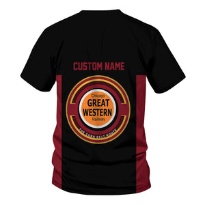 Railspirit Custom Name Chicago Great Western Railroad T Shirt Yes I Need All Those Train Printed Shirt