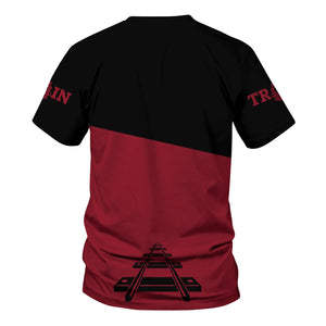 Railspirit Personalized Chicago Great Western Railroad T Shirt One Track Mind Unisex Train Shirt Gift Idea For Train Lover