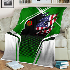 Railspirit Personalized Elgin Joliet And Eastern Railroad Blanket American Vintage All Over Printed Blanket
