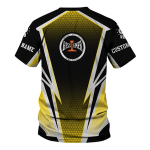 Railspirit Personalized Bessemer And Lake Erie Railroad T-Shirt Lightning Graphic Style Shirt Gift Idea For Train Lover