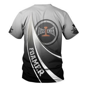 Railspirit Personalized Bessemer And Lake Erie Railroad T-Shirt Railway-Themed Style Shirt Gift Idea For Trainspotter