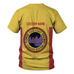 Railspirit Custom Name Florida East Coast Railway T Shirt Yes I Need All Those Train Printed Shirt