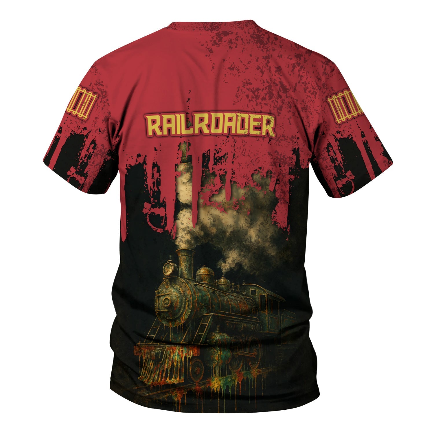 Railspirit Personalized Florida East Coast Railway T-Shirt Vintage Train Art Style Shirt For Locomotive Fans