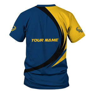 Railspirit Personalized Alaska Railroad T-Shirt Unique Graphic Style Shirt For Train Enthusiasts