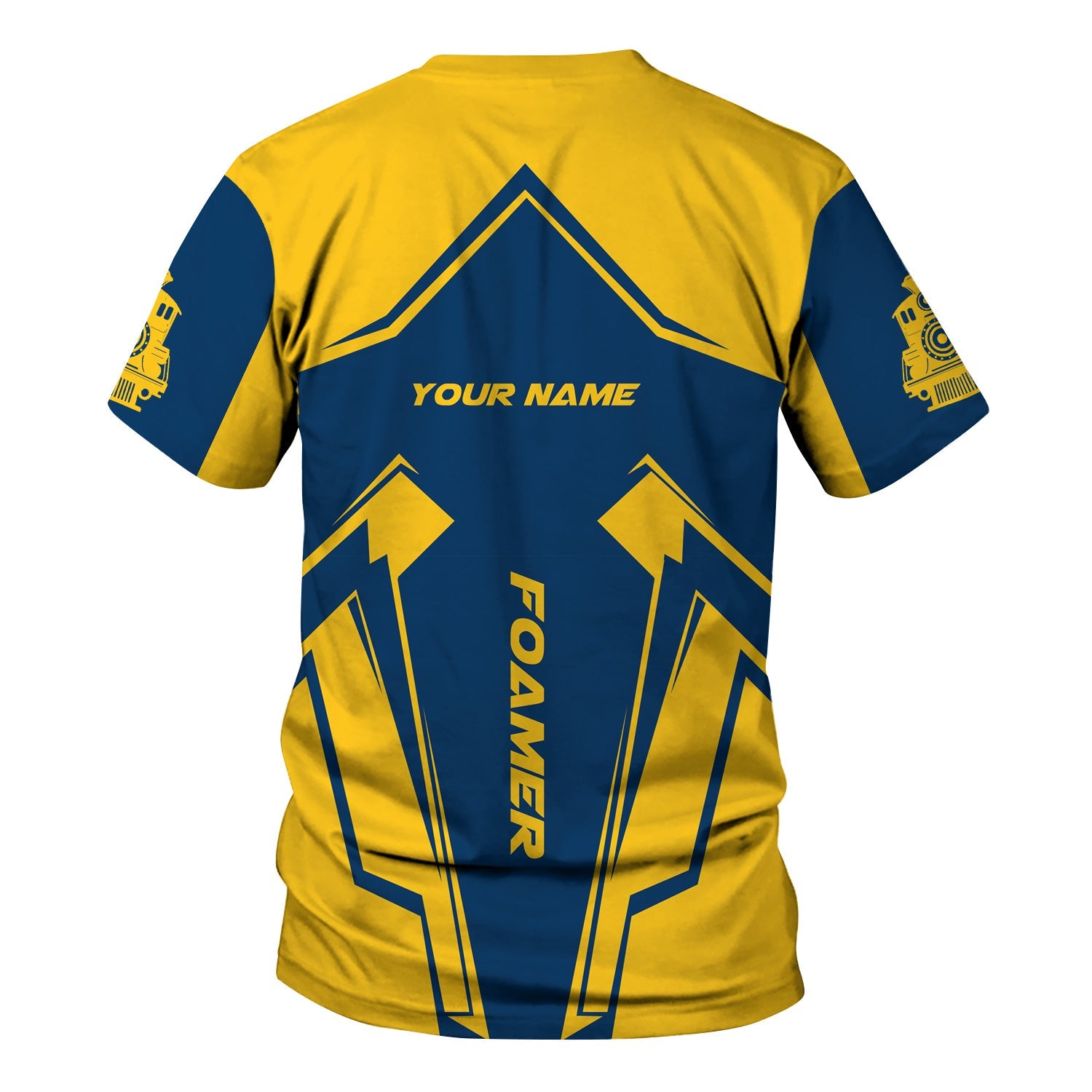 Railspirit Personalized Alaska Railroad T-Shirt Railway Trainspotter Style Shirt Gift Idea For Foamers