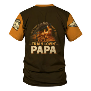 Railspirit Personalized T-Shirt Father And Son Railway Buddies For Life Shirt Gift Idea For Train Lover