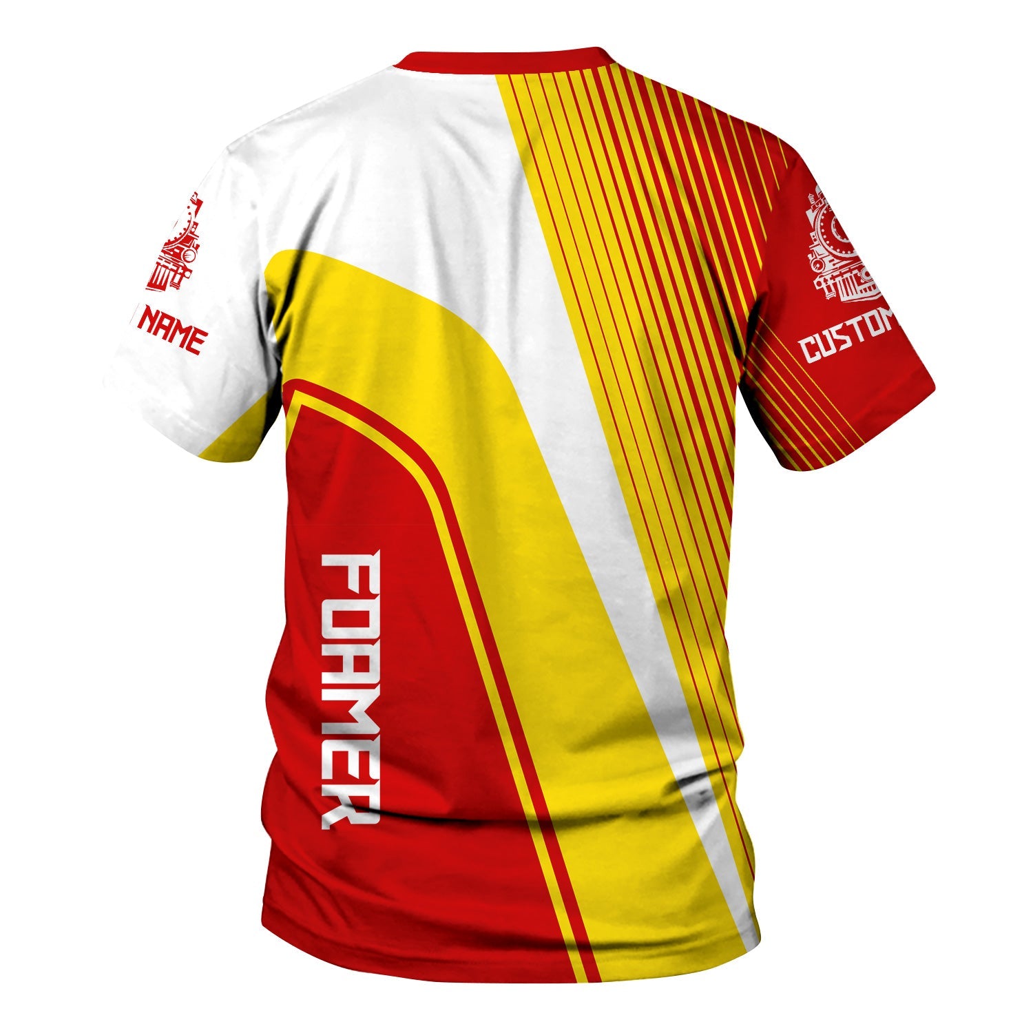 Railspirit Personalized Pennsylvania Railroad T-Shirt Vibrant Striking Style Shirt For Rail Enthusiasts