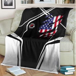 Railspirit Personalized Northern Pacific Railway Blanket American Vintage All Over Printed Blanket
