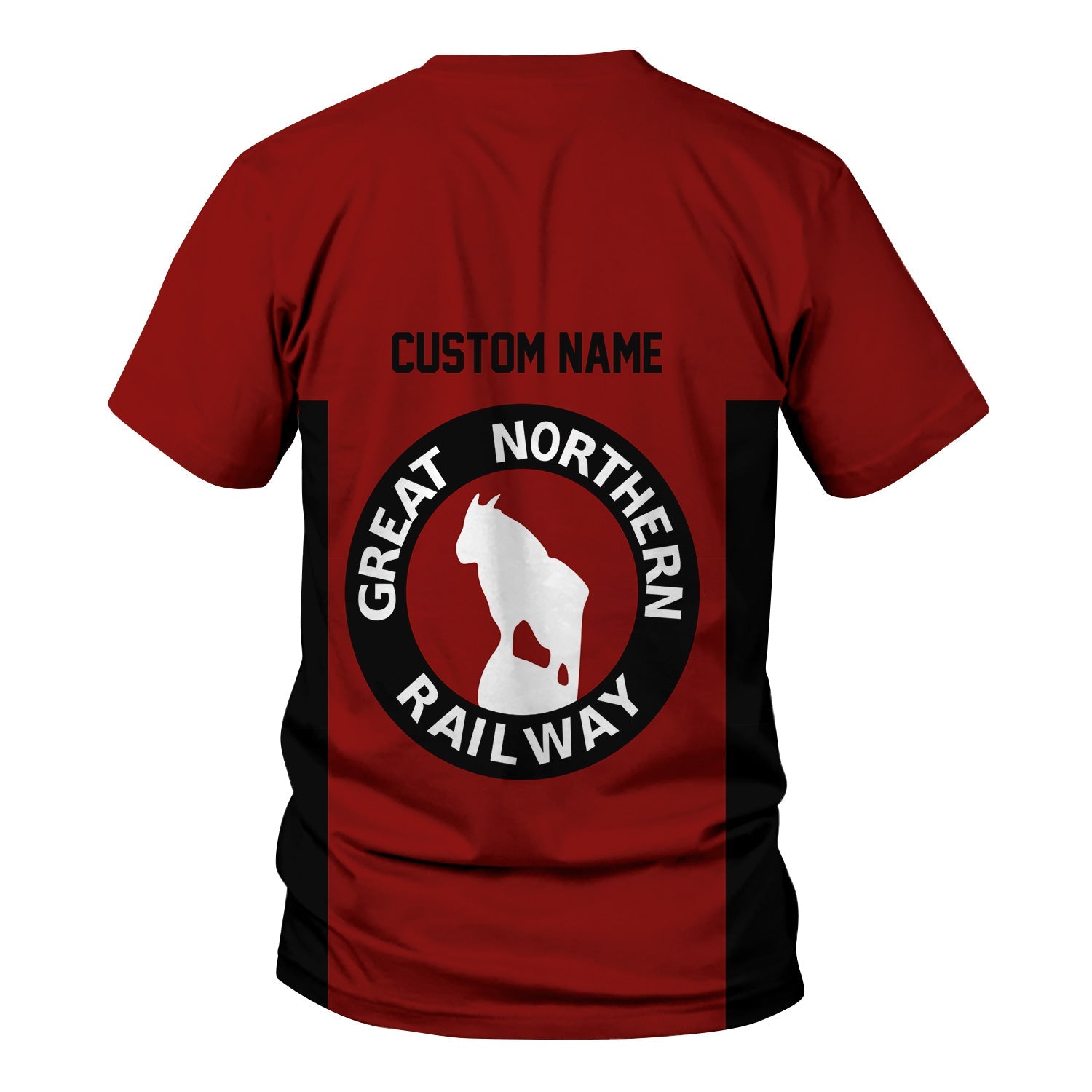 Railspirit Custom Name Great Northern Railway T Shirt Yes I Need All Those Train GNR Printed Shirt