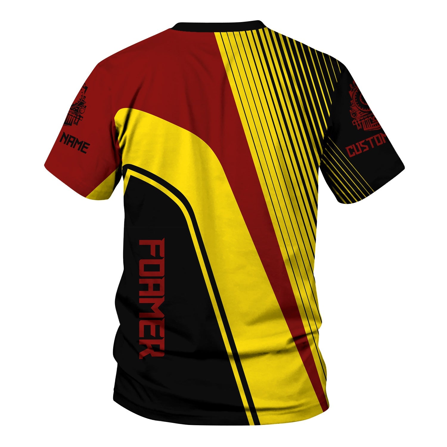 Railspirit Personalized Great Northern Railway T-Shirt Vibrant Striking Style GNR Shirt For Rail Enthusiasts