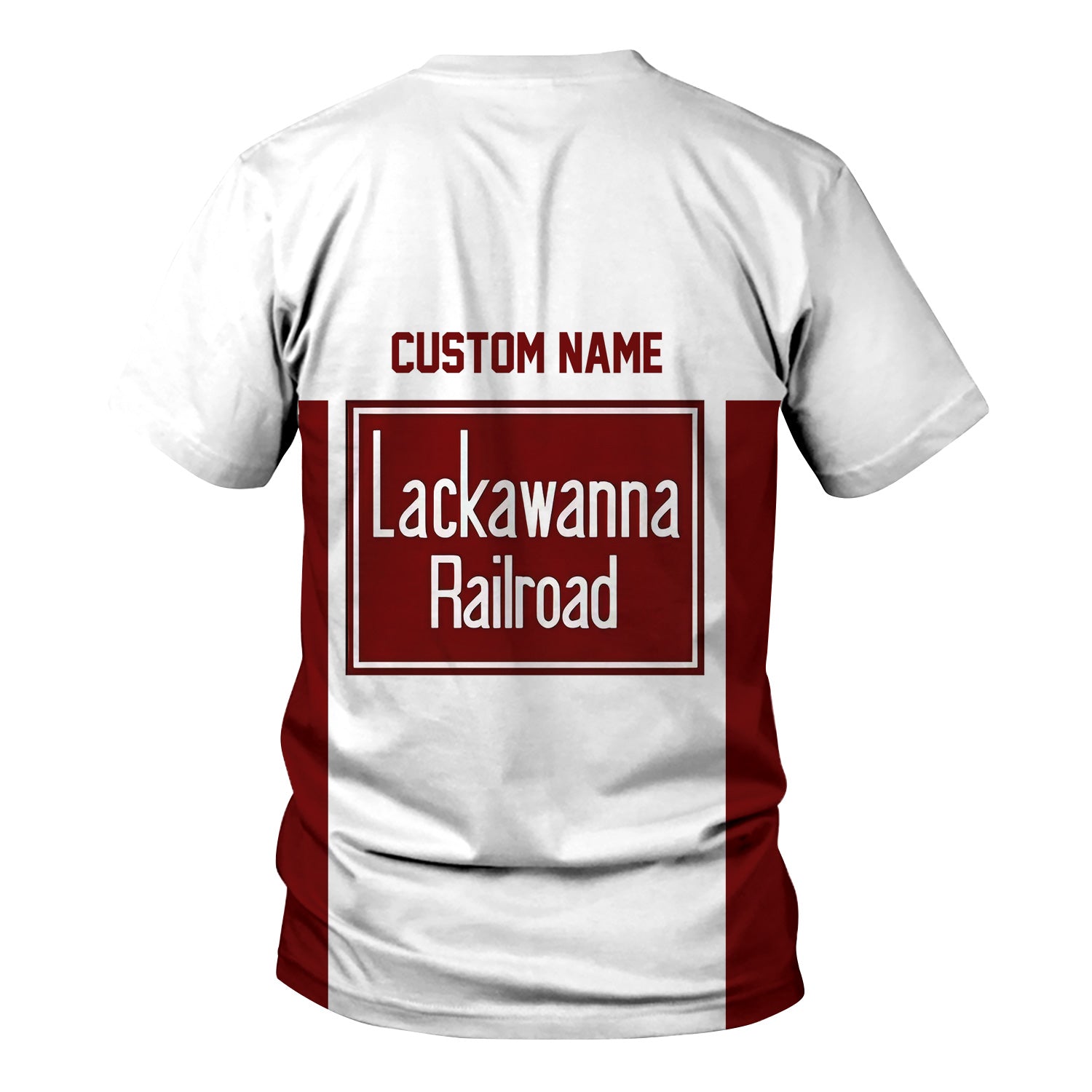 Railspirit Custom Name Delaware, Lackawanna and Western Railroad T Shirt Yes I Need All Those Train DL&W Printed Shirt
