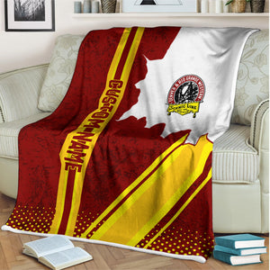Railspirit Personalized Denver and Rio Grande Western Railroad Blanket Vintage All Over Printed Blanket