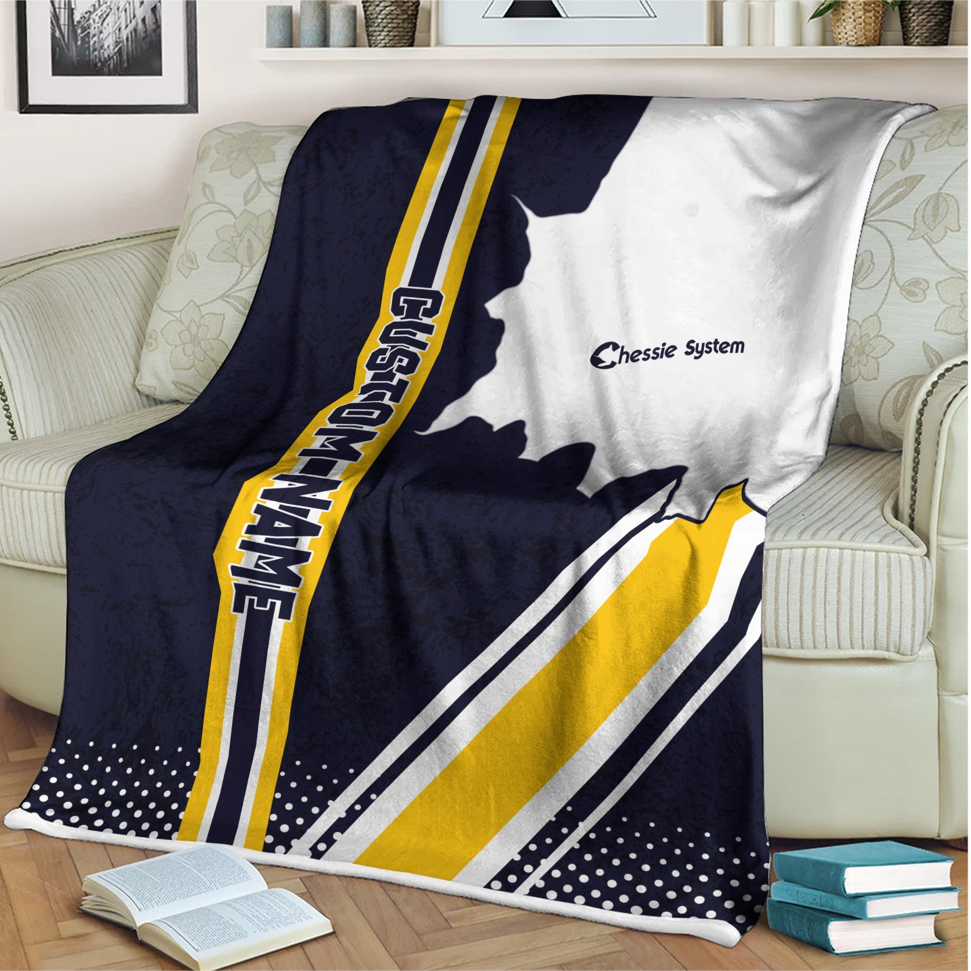 Railspirit Personalized Chessie System Railroad Blanket Vintage All Over Printed Blanket