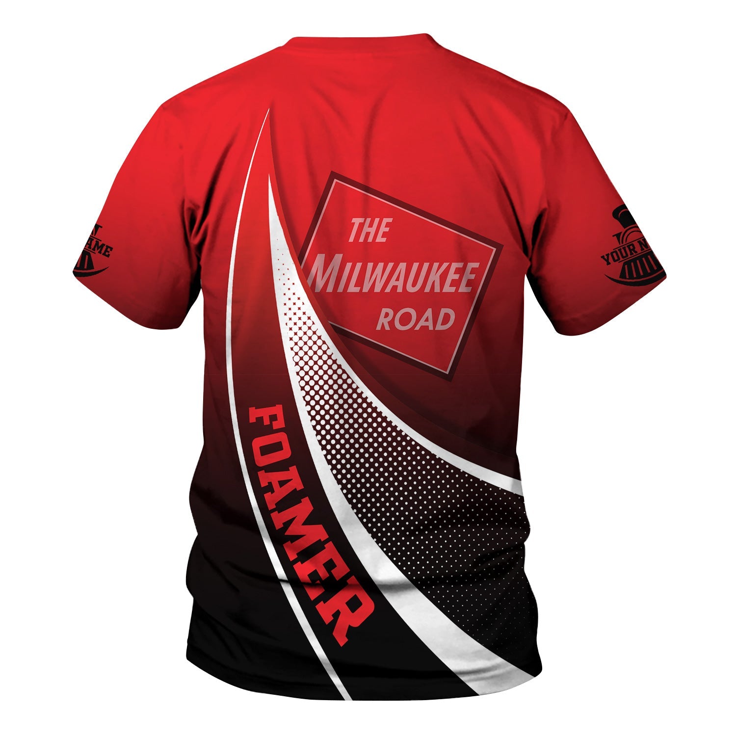 Railspirit Personalized Chicago, Milwaukee, St. Paul and Pacific Railroad T-Shirt Railway-Themed Style Milwaukee Road Shirt Gift For Trainspotter
