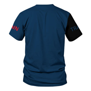 Railspirit Custom Name Wabash Railroad T Shirt Railroad Crossing Sign Train Shirt All Over Print