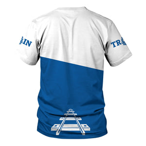 Railspirit Personalized Union Pacific Railroad T Shirt One Track Mind Unisex Train Shirt Gift Idea For Train Lover