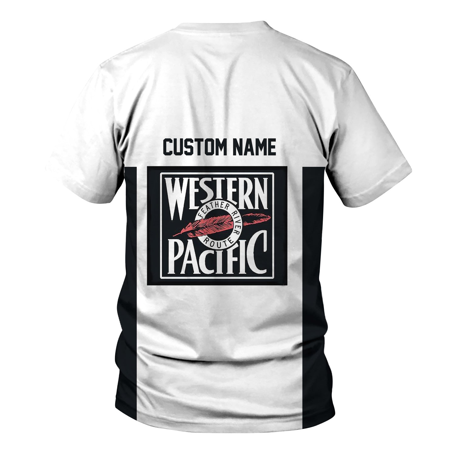 Railspirit Custom Name Western Pacific Railroad T Shirt Yes I Need All Those Train Printed Shirt