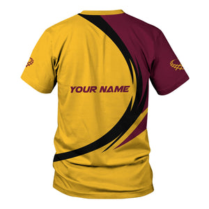 Railspirit Personalized Boston and Maine Railroad T-Shirt Unique Graphic Style Shirt For Train Enthusiasts