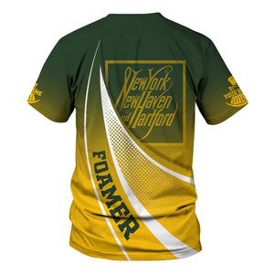 Railspirit Personalized New York, New Haven and Hartford Railroad T-Shirt Railway-Themed Style New Haven Railroad Shirt Gift Idea For Trainspotter