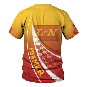 Railspirit Personalized Louisville and Nashville Railroad T-Shirt Railway-Themed Style L&N Shirt Gift Idea For Trainspotter