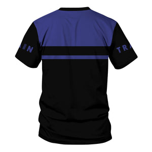 Railspirit Personalized New York, Chicago and St. Louis Railroad T Shirt Train Ticket American Locomotive Printed Train