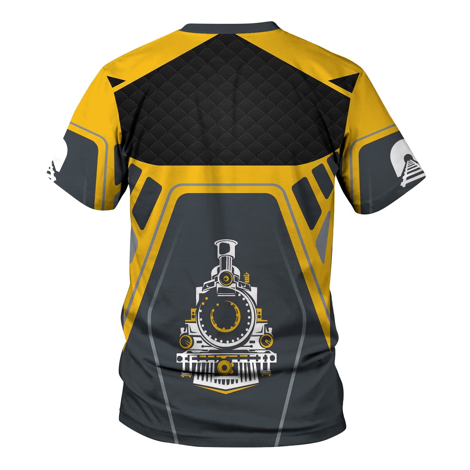 Railspirit Personalized Richmond, Fredericksburg And Potomac Railroad T-Shirt Steam Locomotive Engine Graphic Train Shirt All Over Print