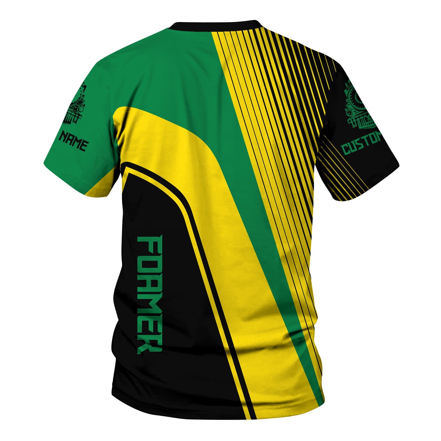Railspirit Personalized Pittsburgh And Lake Erie Railroad T-Shirt Vibrant Striking Style Shirt For Rail Enthusiasts