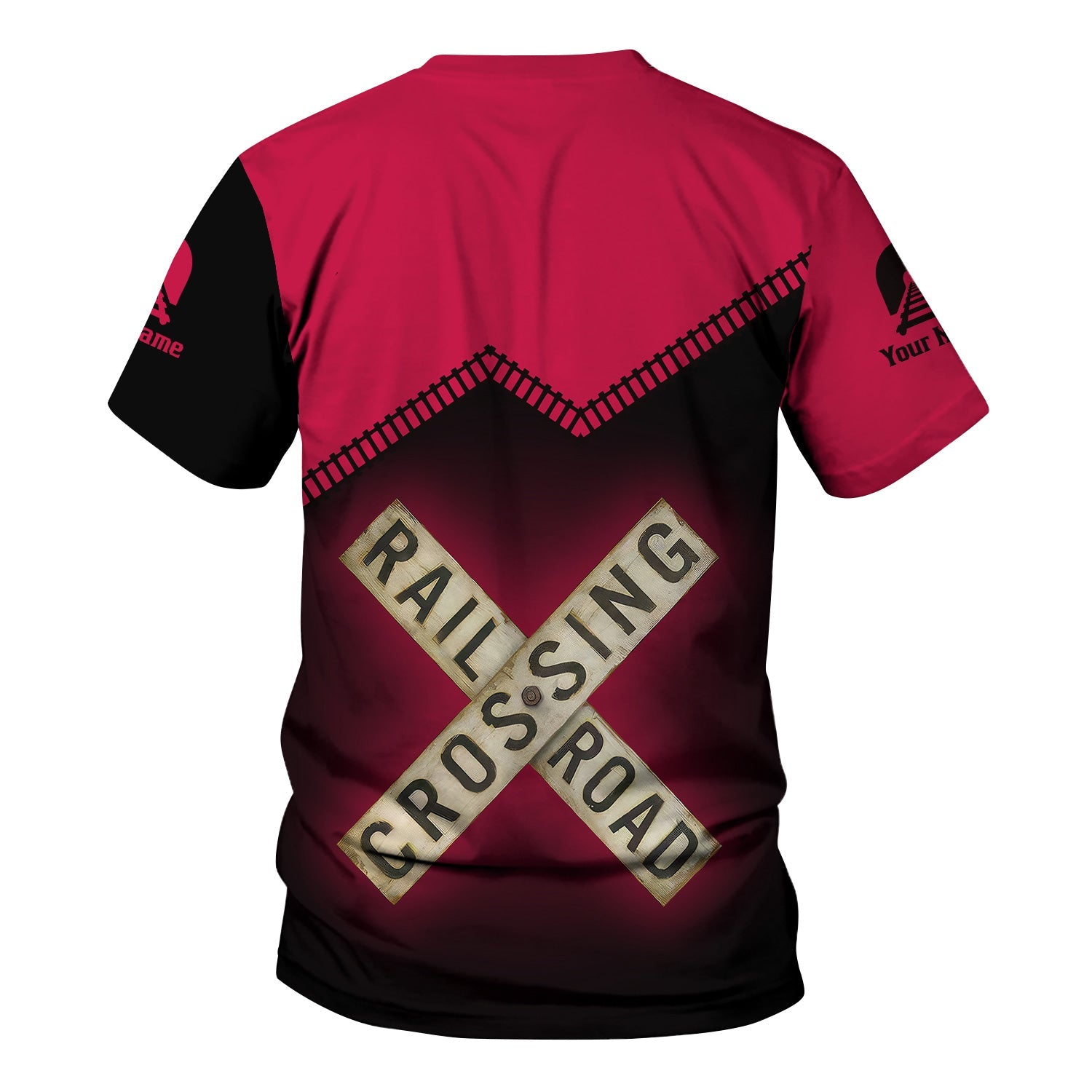 Railspirit Personalized Durango And Silverton Narrow Gauge Railroad T Shirt Railroad Crossing Printed Train Track Shirt