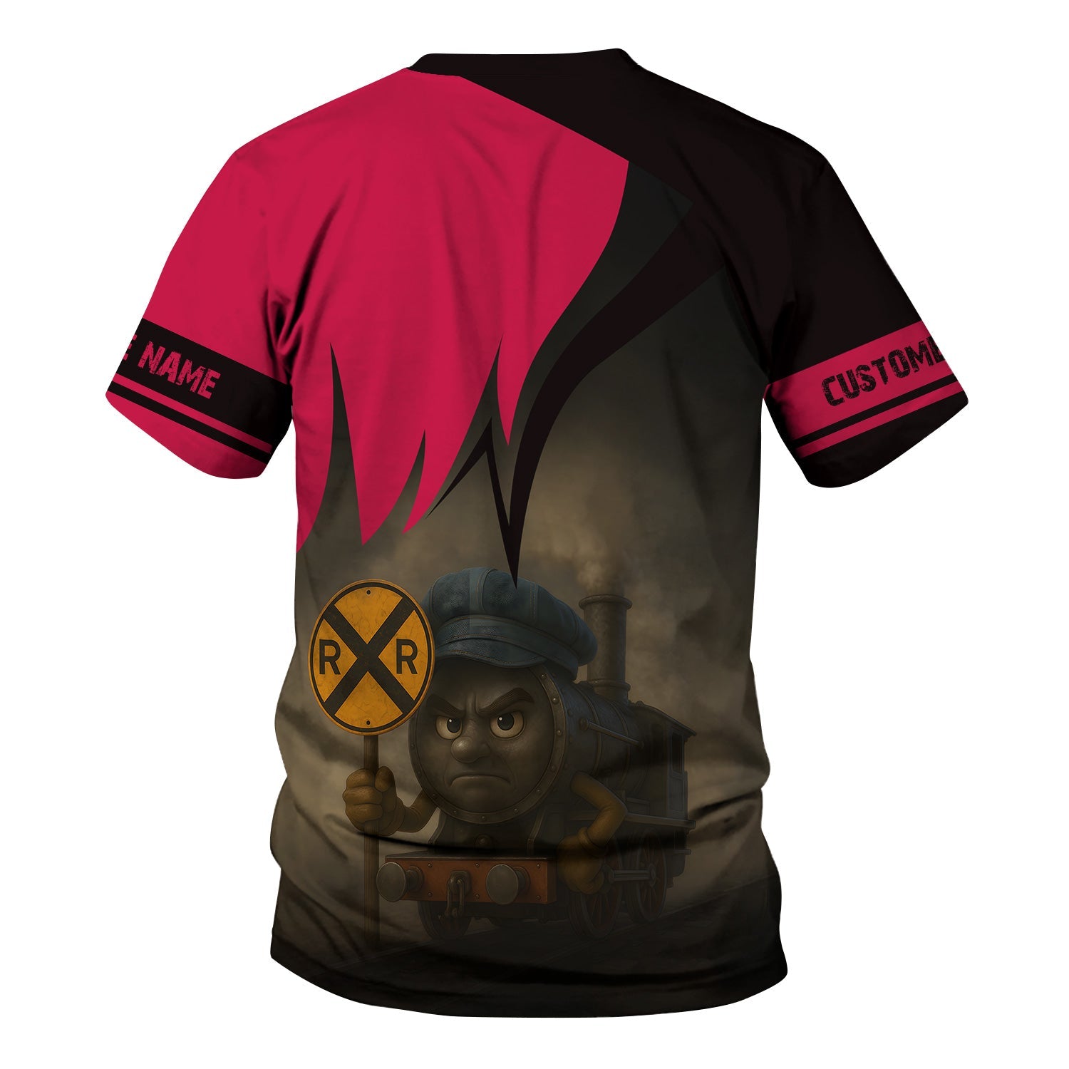 Railspirit Personalized Durango And Silverton Narrow Gauge Railroad T-Shirt Angry Train Shirt Gift Idea For Train Lover