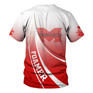 Railspirit Personalized Monongahela Railroad T-Shirt Railway-Themed Style Shirt Gift Idea For Trainspotter
