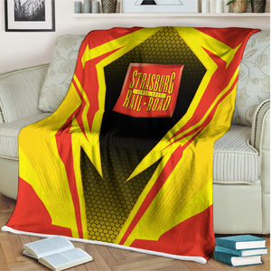 Railspirit Strasburg Railroad Blanket Lightning Graphic Style Blanket Gift Idea For Train Lover