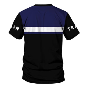 Railspirit Personalized CSX Transportation Railroad T Shirt Train Ticket American Locomotive Printed Train