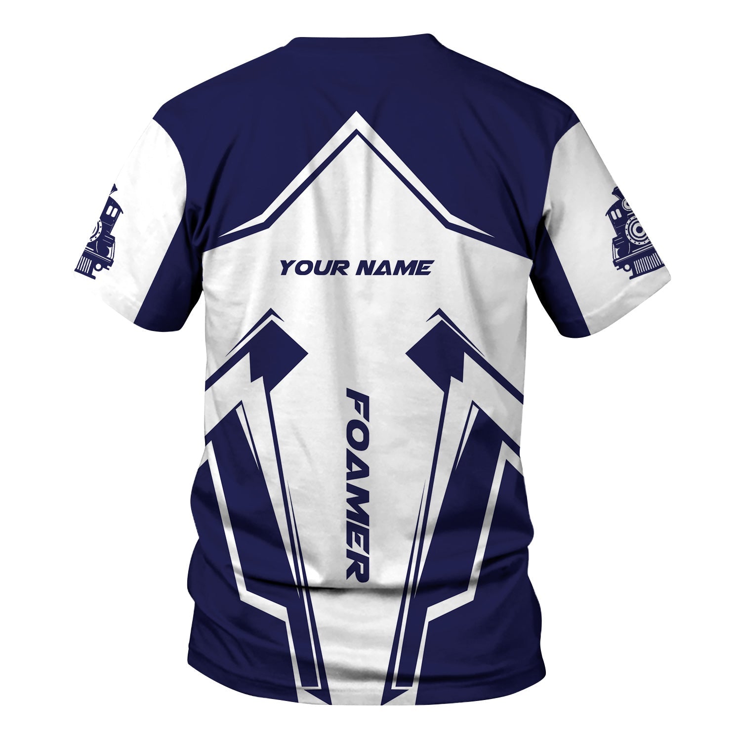 Railspirit Personalized CSX Transportation Railroad T-Shirt Railway Trainspotter Style Shirt Gift Idea For Foamers